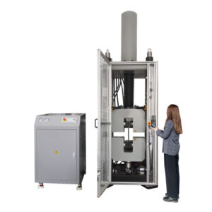 300~3000KN HUT -DJ Electro-hydraulic Single Space Servo Universal Testing Machine With Side Action Grip
