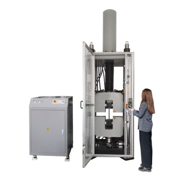 300~3000KN HUT -DJ Electro-hydraulic Single Space Servo Universal Testing Machine With Side Action Grip