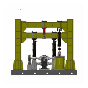 Electro-hydraulic servo axle housing bending test system PWT500