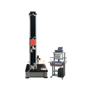 Automatic single pull tensile test equipment with pneumatic fixtures