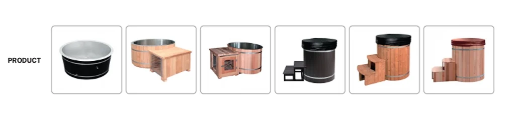 Wooden Cold Plunge Barrel