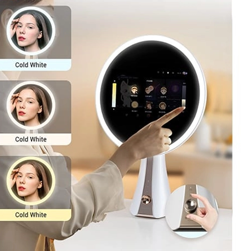 Smart Makeup Mirror Advanced Lighting options