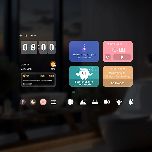 Android Based Grace Smart Mirror System Integrated