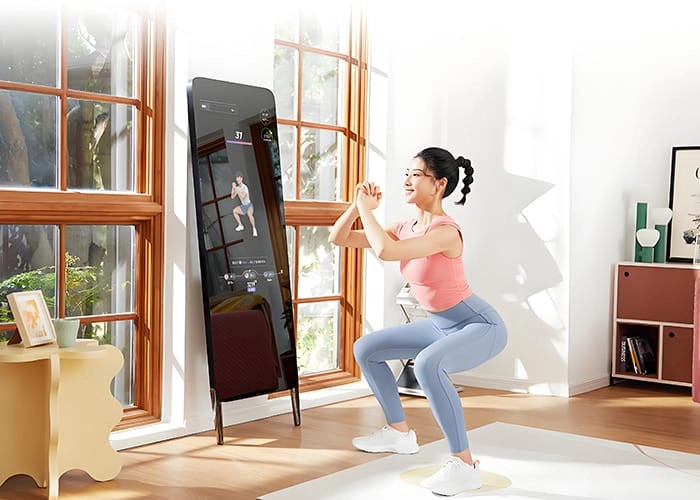 Personalized-Workouts-mirror, smart home fitness mirror