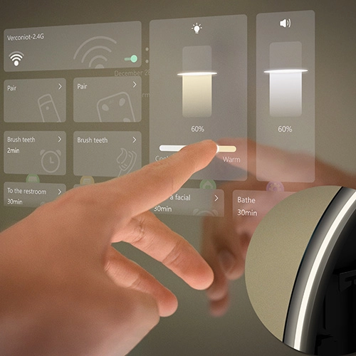 Smart Illumination Mirror, Smart Backlight Technology