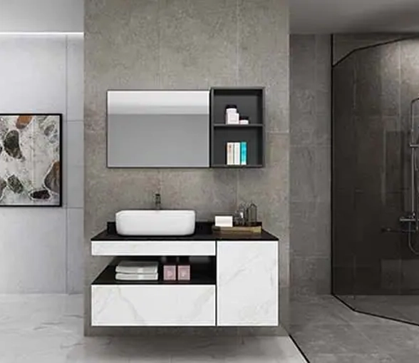 Smart Mirror Integrated with Cabinet