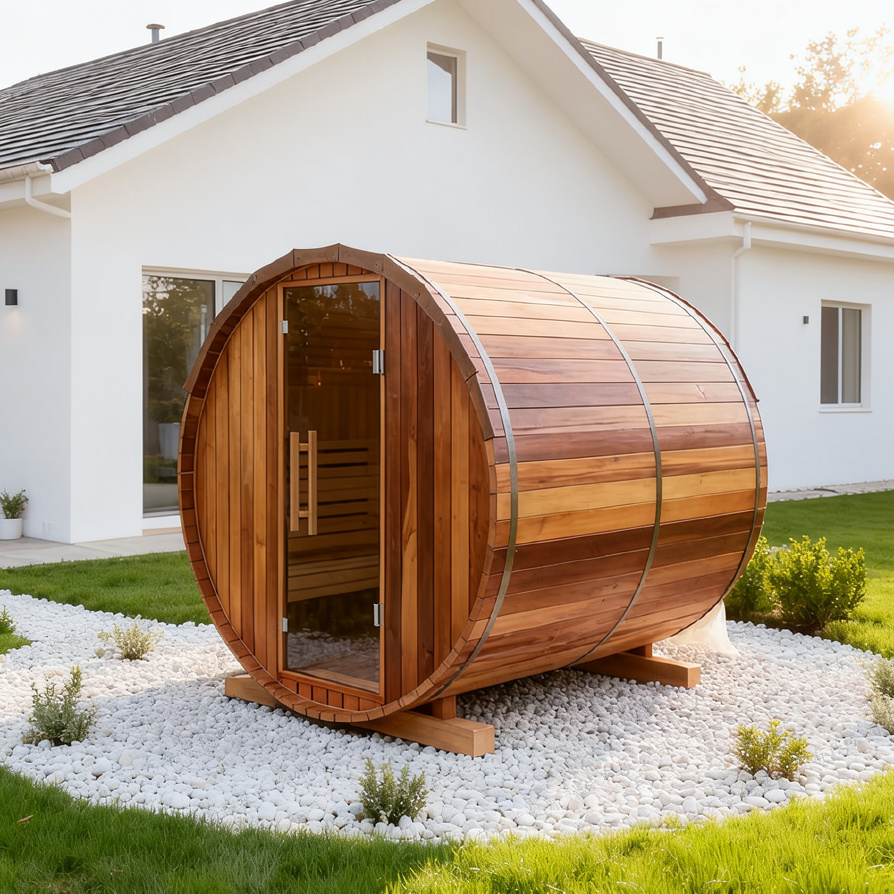 Mercury Mercantile -Industrial Machines, Fitness Solutions mercury-barrel-sauna-outdoor