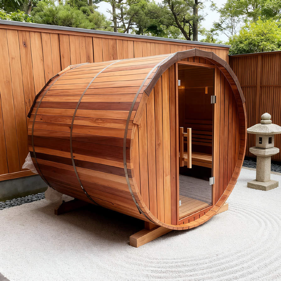 Mercury Mercantile -Industrial Machines, Fitness Solutions mercury-barrel-sauna-outdoor-3